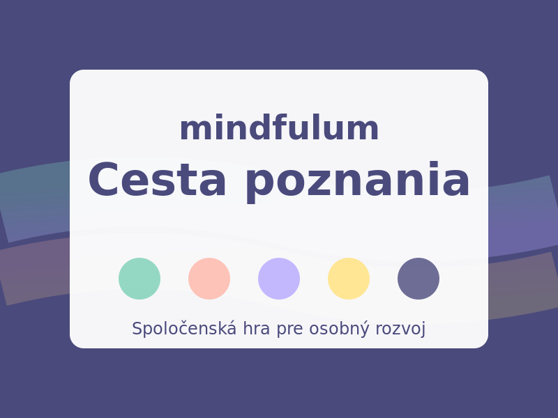 Mindfulum: Cesta poznania - spoločenská hra